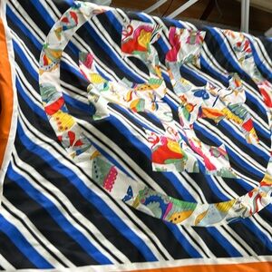 Tory scarf 36” square silk scarf